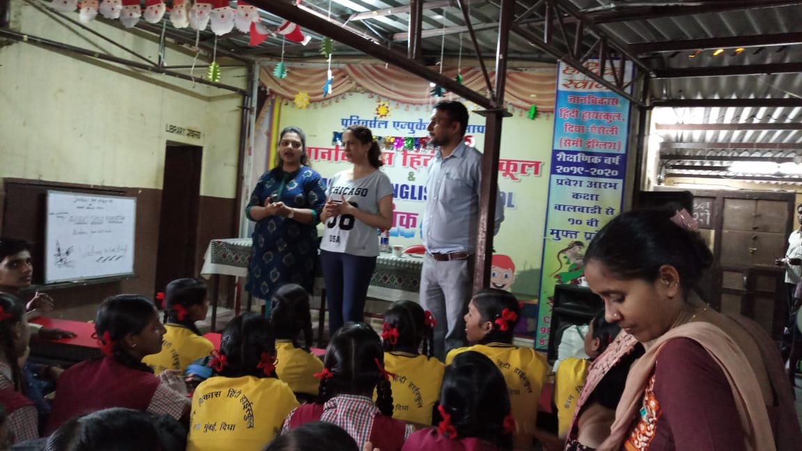 Encouraging BOARDS students at DIGHA school